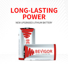 Load image into Gallery viewer, BEVIGOR CR123A Lithium Batteries 16 Packs 1500mAh High Performance
