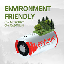 Load image into Gallery viewer, BEVIGOR CR123A Lithium Batteries 16 Packs 1500mAh High Performance
