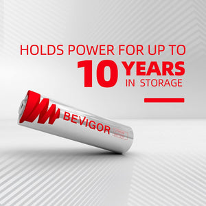 Bevigor AAA 1.5v Ultimate Lithium Batteries 12Packs  【1100mAh】